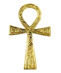 2 3/8" x 4" Ankh brass