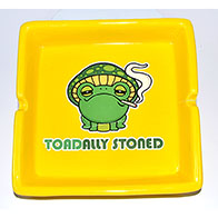 4 3/4" Toadally Stoned ashtray