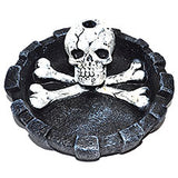 4 1/2" Skull & Crossbones ashtray