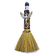 7 1/2" Angel W Crystal broom