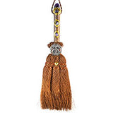 12" Triple Moon Crystal broom