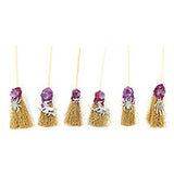 (set of 6) 6" broom