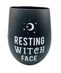 4 5/8" Resting Witch Face Glass