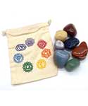 (set of 7) 7 Chakra tumbled stones