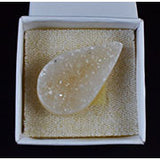 1 1/2" Amethyst Tear druse cabochon