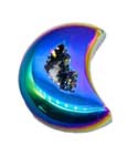 3" Moon Rainbow Druse Agate Geode