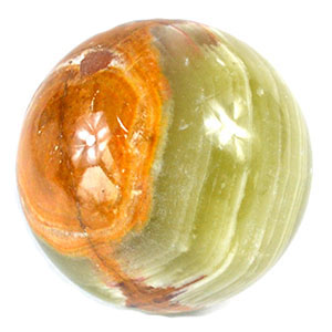 1 1/2 to 2" Green Onyx sphere