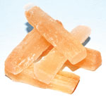 (set of 5) 3" Orange Selenite mini sticks