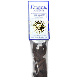 16/pk Tribal Coconut escential essences incense cones