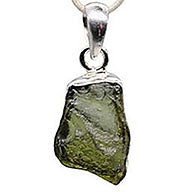 Moldavite pendant