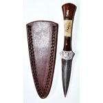 7" Baby Stag Damascus athame