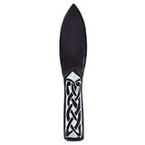 8" Black Celtic soapstone athame