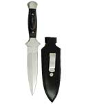 Black Faux Wooden Handled athame 9"