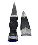 7 1/4" Blue Scottish Dirk