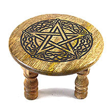 6"dia x 4" Pentagram altar table