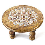 6"dia x 4" Flower of Life altar table