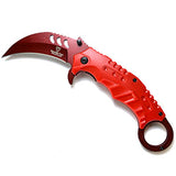 8" Folding Pruning Blade red