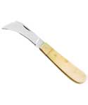 Folding Boline 7" white bone