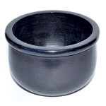 Black Stone Scrying Bowl/Smudge Pot 3"