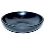 Black Stone Scrying Bowl/Smudge Pot 6"